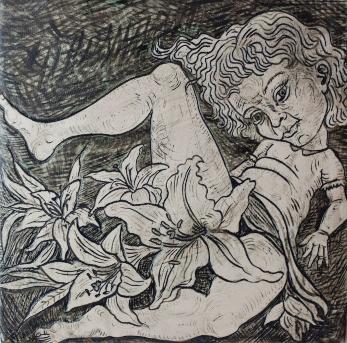 Ceramics, figurative, sculpture, clay sculptures, fine art for sale, figurine, wolf, rabbits, animals, hybrids, children, little girls, women, feminist, social commentary, pottery, busts, portraits, drawings, tiles, cups, cast iron, metal, charcoal, pencil, watercolor, ink, installation, exquisite corpse, nudes, surrealism, contemporary art, gender, tchotchke, kitsch, pop surrealism, postmodernism, domestic, beauty, familial roles, gender roles, low art, Madonna, gun control, gun culture, flower art, buy fine art, collect fine art, art collectors, art collections, fine art collectible, famous artist, renowned artist, valuable art, museum art, museum quality