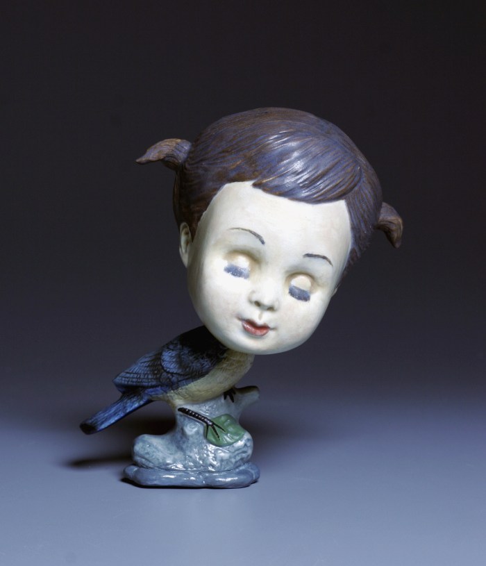 Ceramics, figurative, sculpture, clay sculptures, fine art for sale, figurine, wolf, rabbits, animals, hybrids, children, little girls, women, feminist, social commentary, pottery, busts, portraits, drawings, tiles, cups, cast iron, metal, charcoal, pencil, watercolor, ink, installation, exquisite corpse, nudes, surrealism, contemporary art, gender, tchotchke, kitsch, pop surrealism, postmodernism, domestic, beauty, familial roles, gender roles, low art, Madonna, gun control, gun culture, flower art, buy fine art, collect fine art, art collectors, art collections, fine art collectible, famous artist, renowned artist, valuable art, museum art, museum quality