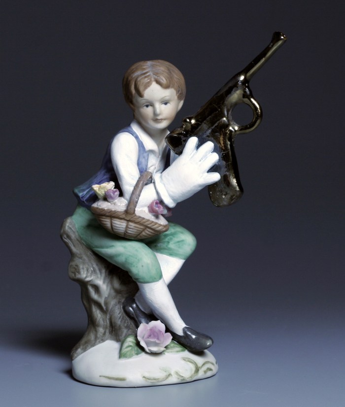 Ceramics, figurative, sculpture, clay sculptures, fine art for sale, figurine, wolf, rabbits, animals, hybrids, children, little girls, women, feminist, social commentary, pottery, busts, portraits, drawings, tiles, cups, cast iron, metal, charcoal, pencil, watercolor, ink, installation, exquisite corpse, nudes, surrealism, contemporary art, gender, tchotchke, kitsch, pop surrealism, postmodernism, domestic, beauty, familial roles, gender roles, low art, Madonna, gun control, gun culture, flower art, buy fine art, collect fine art, art collectors, art collections, fine art collectible, famous artist, renowned artist, valuable art, museum art, museum quality