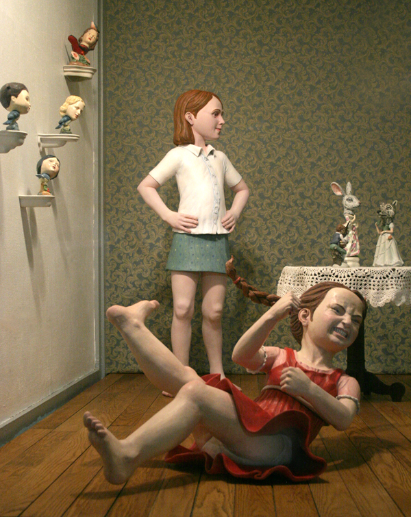 Ceramics, figurative, sculpture, clay sculptures, fine art for sale, figurine, wolf, rabbits, animals, hybrids, children, little girls, women, feminist, social commentary, pottery, busts, portraits, drawings, tiles, cups, cast iron, metal, charcoal, pencil, watercolor, ink, installation, exquisite corpse, nudes, surrealism, contemporary art, gender, tchotchke, kitsch, pop surrealism, postmodernism, domestic, beauty, familial roles, gender roles, low art, Madonna, gun control, gun culture, flower art, buy fine art, collect fine art, art collectors, art collections, fine art collectible, famous artist, renowned artist, valuable art, museum art, museum quality