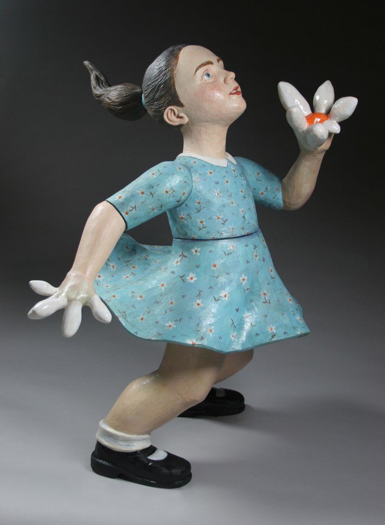 Ceramics, figurative, sculpture, clay sculptures, fine art for sale, figurine, wolf, rabbits, animals, hybrids, children, little girls, women, feminist, social commentary, pottery, busts, portraits, drawings, tiles, cups, cast iron, metal, charcoal, pencil, watercolor, ink, installation, exquisite corpse, nudes, surrealism, contemporary art, gender, tchotchke, kitsch, pop surrealism, postmodernism, domestic, beauty, familial roles, gender roles, low art, Madonna, gun control, gun culture, flower art, buy fine art, collect fine art, art collectors, art collections, fine art collectible, famous artist, renowned artist, valuable art, museum art, museum quality