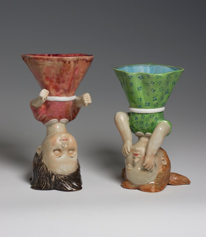 Ceramics, figurative, sculpture, clay sculptures, fine art for sale, figurine, wolf, rabbits, animals, hybrids, children, little girls, women, feminist, social commentary, pottery, busts, portraits, drawings, tiles, cups, cast iron, metal, charcoal, pencil, watercolor, ink, installation, exquisite corpse, nudes, surrealism, contemporary art, gender, tchotchke, kitsch, pop surrealism, postmodernism, domestic, beauty, familial roles, gender roles, low art, Madonna, gun control, gun culture, flower art, buy fine art, collect fine art, art collectors, art collections, fine art collectible, famous artist, renowned artist, valuable art, museum art, museum quality, pottery, cups