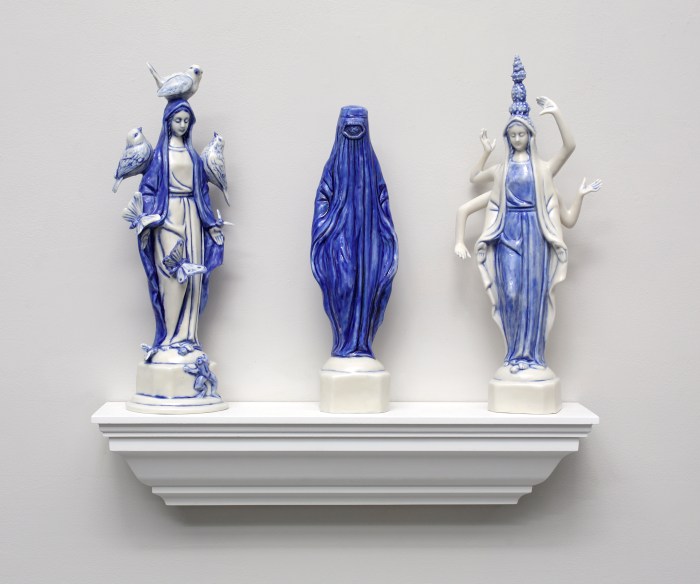 Ceramics, figurative, sculpture, clay sculptures, fine art for sale, figurine, wolf, rabbits, animals, hybrids, children, little girls, women, feminist, social commentary, pottery, busts, portraits, drawings, tiles, cups, cast iron, metal, charcoal, pencil, watercolor, ink, installation, exquisite corpse, nudes, surrealism, contemporary art, gender, tchotchke, kitsch, pop surrealism, postmodernism, domestic, beauty, familial roles, gender roles, low art, Madonna, gun control, gun culture, flower art, buy fine art, collect fine art, art collectors, art collections, fine art collectible, famous artist, renowned artist, valuable art, museum art, museum quality