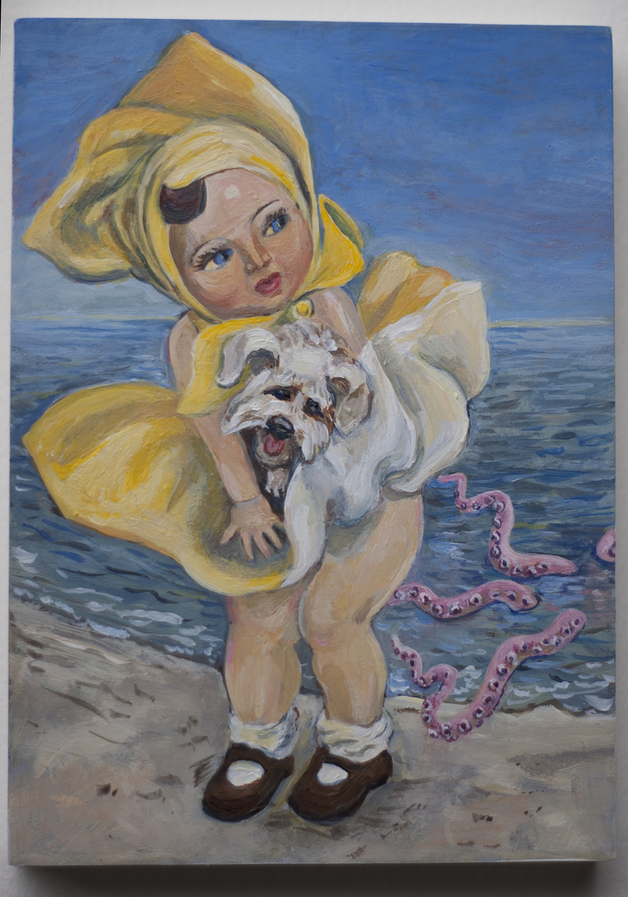 Consentino_Beach Baby_acrylic on panel_5x7x.75in