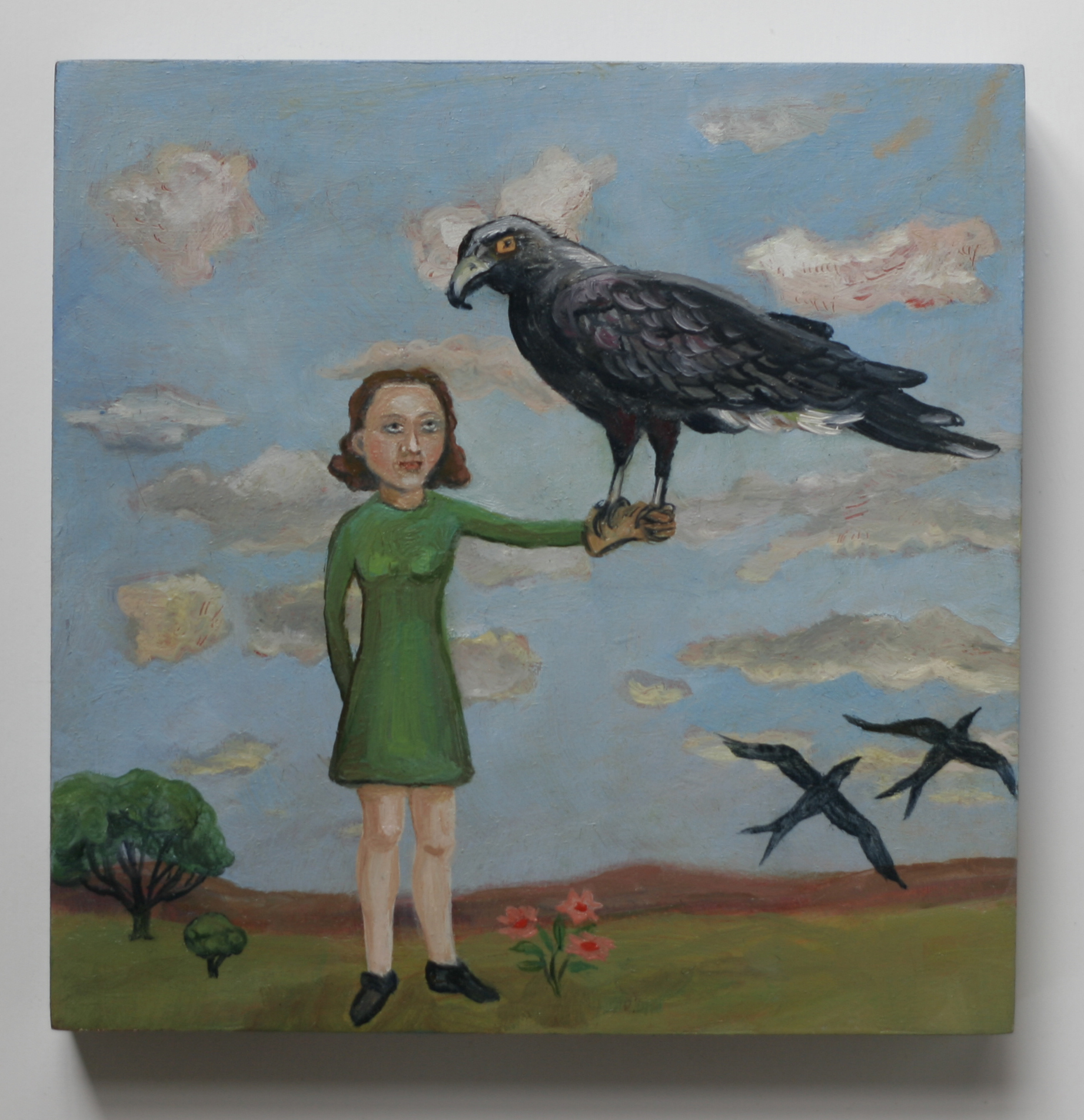 Girl with hawk2x3