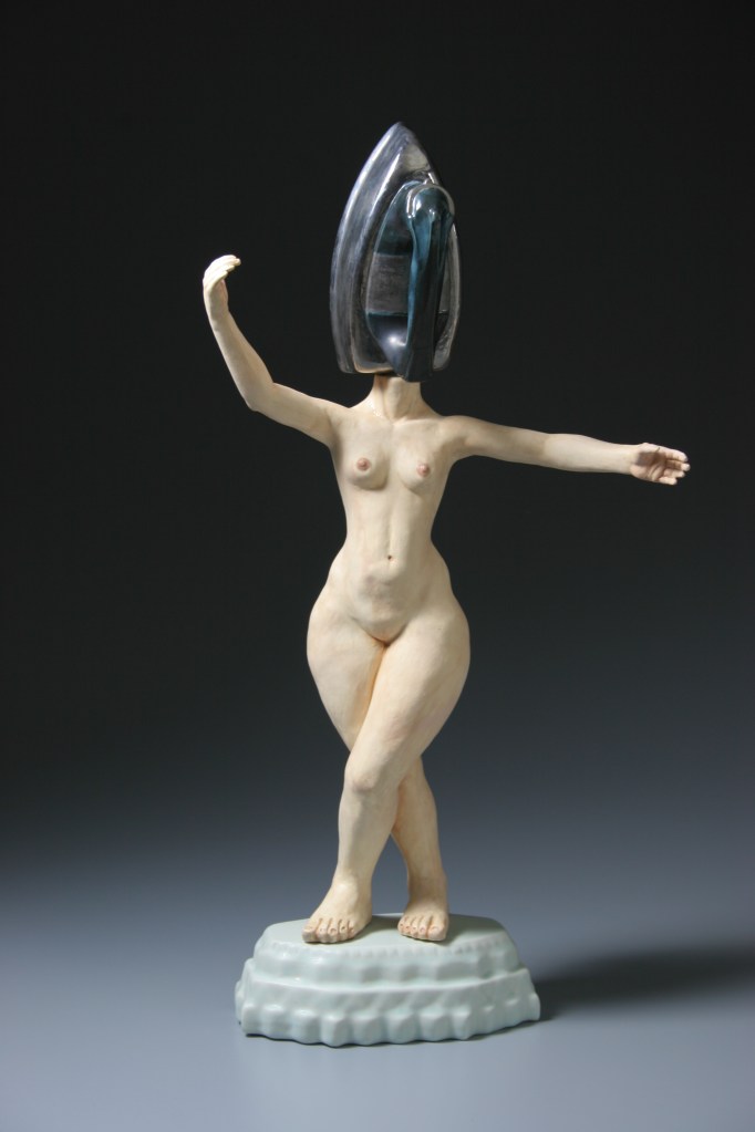 Ceramics, figurative, sculpture, clay sculptures, fine art for sale, figurine, wolf, rabbits, animals, hybrids, children, little girls, women, feminist, social commentary, pottery, busts, portraits, drawings, tiles, cups, cast iron, metal, charcoal, pencil, watercolor, ink, installation, exquisite corpse, nudes, surrealism, contemporary art, gender, tchotchke, kitsch, pop surrealism, postmodernism, domestic, beauty, familial roles, gender roles, low art, Madonna, gun control, gun culture, flower art, buy fine art, collect fine art, art collectors, art collections, fine art collectible, famous artist, renowned artist, valuable art, museum art, museum quality