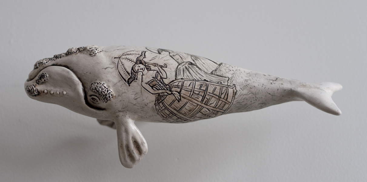 Ceramics, figurative, sculpture, clay sculptures, fine art for sale, figurine, , animals, hybrids, children, women, feminist, social commentary, pottery, busts, portraits, drawings, installation, exquisite corpse, nudes, surrealism, contemporary art, gender, tchotchke, kitsch, pop surrealism, postmodernism, domestic, beauty gender roles, low art flower art, buy fine art, collect fine art, art collectors, art collections, fine art collectible, whales, cetaceans, environment, pods, fishing, humpbacks, north atlantic right whale, sperm whales, industrial revolution, whale oil, spermaceti, fish nets, mythology, ivory carvings, scrimshaw, whalebone, flensing 